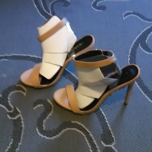 Liliana Open Toe Lace-Up Chunky Heel